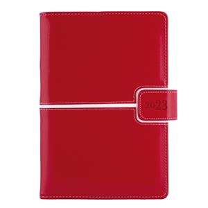 Diary MAGNETIC daily A5 2023 Slovak - red/white