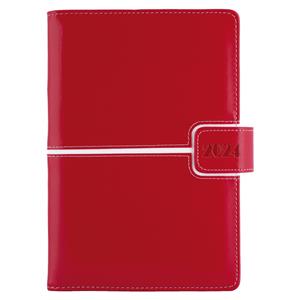 Diary MAGNETIC weekly A5 2024 Czech - red/white