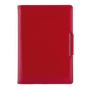 Diary METALIC daily A5 2023 Slovak - red