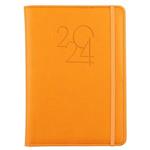 Diary POLY weekly A5 2024 Polish - orange