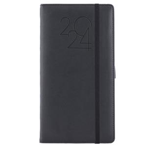 Diary POLY weekly pocket 2024 Slovak - black