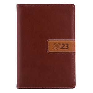 Diary RIGA daily A5 2023 Slovak - brown