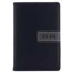 Diary RIGA daily A5 2024 Czech - black/grey