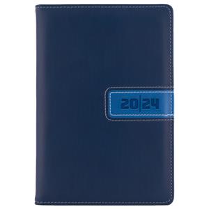 Diary RIGA daily A5 2024 Czech - dark blue