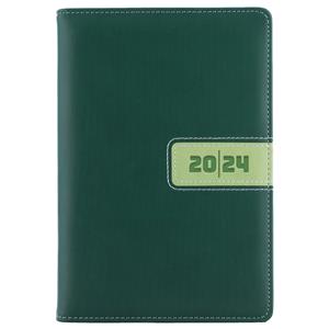 Diary RIGA daily A5 2024 Czech - green