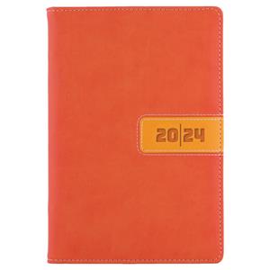 Diary RIGA daily A5 2024 Czech - orange