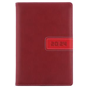 Diary RIGA daily A5 2024 Czech - red