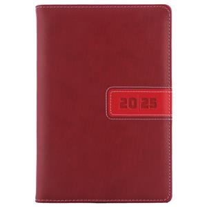 Diary RIGA daily A5 2025 Czech - red