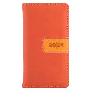 Diary RIGA weekly pocket 2024 Czech - orange