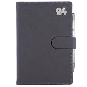 Diary SPLIT CRYSTAL daily A5 2024 Czech - grey