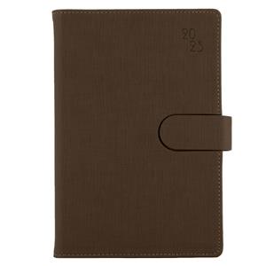 Diary SPLIT daily B6 2023 Polish - brown