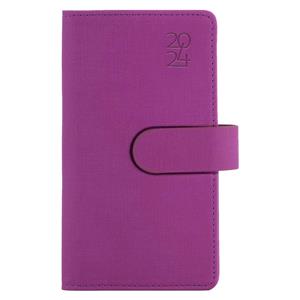 Diary SPLIT weekly pocket 2024 Czech - fuchsia pink