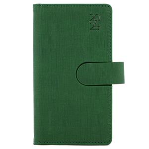 Diary SPLIT weekly pocket 2024 Czech - green