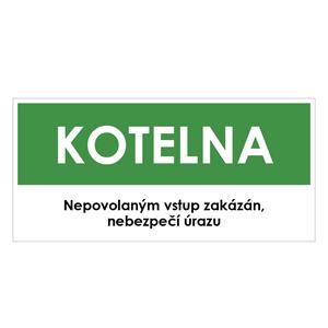 KOTELNA, zelená, plast 1 mm 190x90 mm