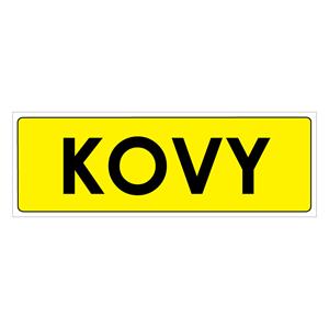 KOVY, Samolepka 290x100 mm