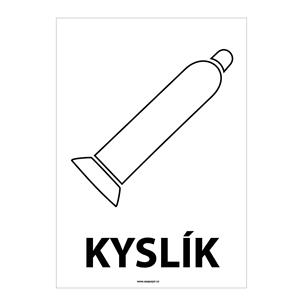 KYSLÍK, Samolepka A5