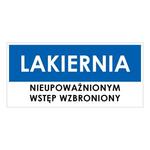 LAKIERNIA, niebieski - płyta PVC 2 mm 190x90 mm