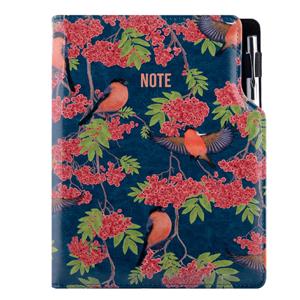 Note DESIGN A5 Lined - blue - Bullfinch