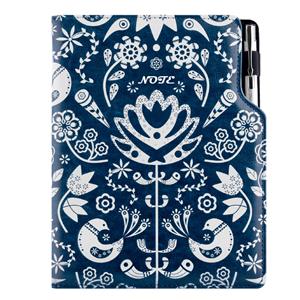 Note DESIGN A5 Lined - blue - Folk