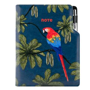 Note DESIGN A5 Lined - blue - parrot