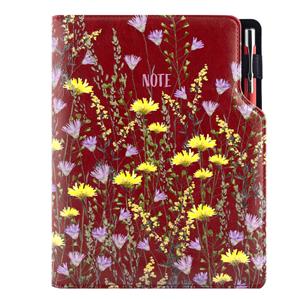 Note DESIGN A5 Lined - claret - meadow