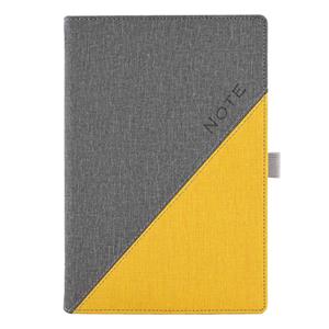 Note DIEGO A5 Unlined - grey/yellow