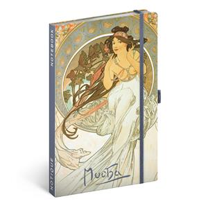 Notes - Alfons Mucha – Music - lined