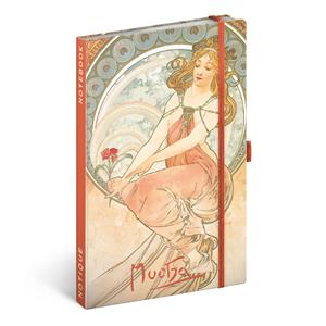 Notes - Alfons Mucha – Painting - lined