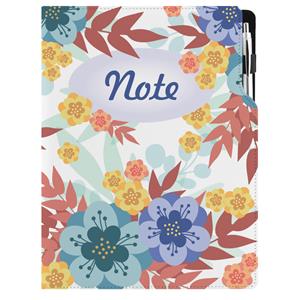 Notes DESIGN A4 Lined - Autumn flowers