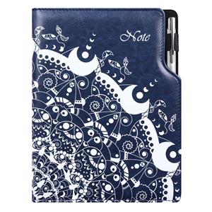 Notes DESIGN B5 Lined - blue - ornament