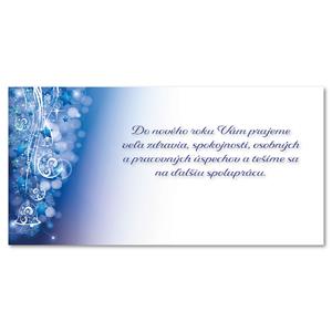 PF - Card with wishes - blue