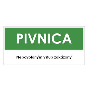 Pivnica, zelená, plast 1mm, 190x90mm