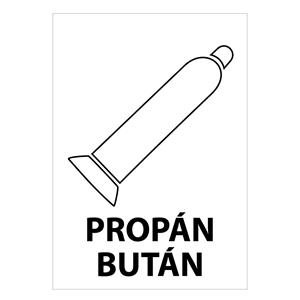 Propán-bután, plast 1mm 148x210mm