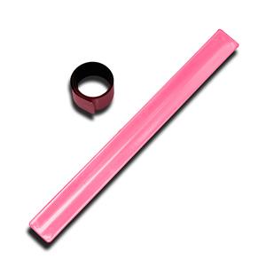 Reflective bracelet pink 400 x 29 mm