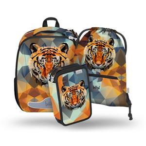 SET 3 Shelly Tiger- school bag, pencilcase, gymsack