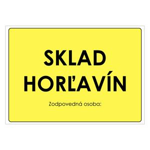 Sklad horľavín, plast 1mm 297x210mm