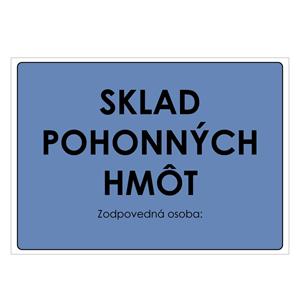 Sklad pohonných hmôt, plast 2mm 297x210mm