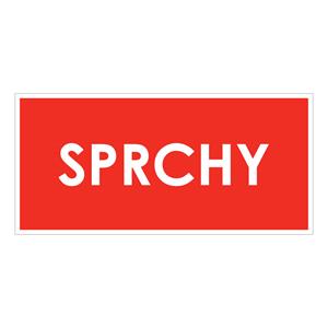 Sprchy, samolepka 190x90mm