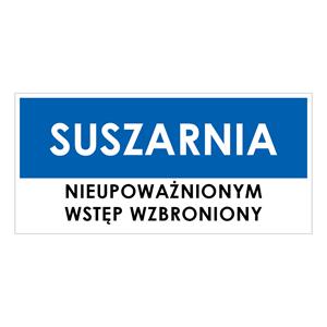 SUSZARNIA, niebieski - płyta PVC 1 mm 190x90 mm