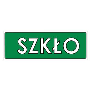 SZKŁO, płyta PVC 1 mm 290x100 mm