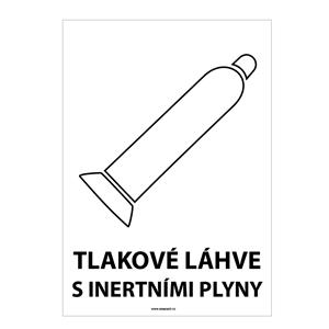 TLAKOVÉ LÁHVE S INERTNÍMI PLYNY, plast 2 mm, A5