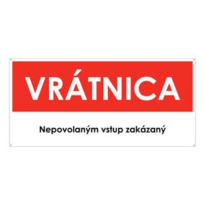 Vrátnica, plast 2mm s dierkami-190x90mm