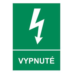 Vypnuté, plast 2mm 210x297mm