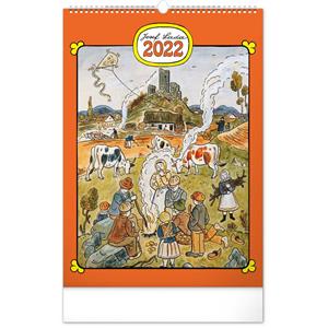 Wall Calendar 2022 Josef Lada - Year in the Village