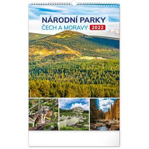 Wall Calendar 2022 National parks of Bohemia and Moravia CZ