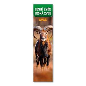 Wall Calendar 2022 Tie - Forest Animals CZ/SK