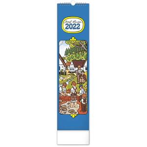 Wall Calendar 2022 Tie - Josef Lada - Children