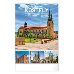 Wall Calendar 2023 Churches and pilgrimaga places CZ