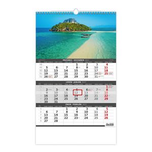 Wall Calendar 2023 - Coast - Threemonths