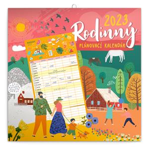 Wall Calendar 2023 Family planner SK